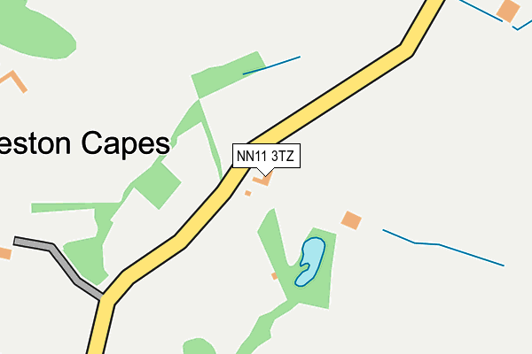 NN11 3TZ map - OS OpenMap – Local (Ordnance Survey)