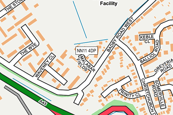 NN11 4DP map - OS OpenMap – Local (Ordnance Survey)