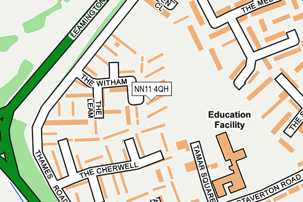 NN11 4QH map - OS OpenMap – Local (Ordnance Survey)