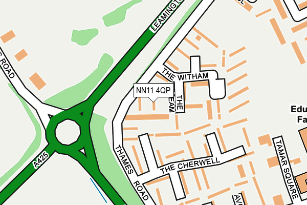 NN11 4QP map - OS OpenMap – Local (Ordnance Survey)
