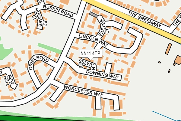 NN11 4TP map - OS OpenMap – Local (Ordnance Survey)