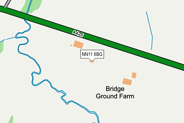 NN11 6BG map - OS OpenMap – Local (Ordnance Survey)