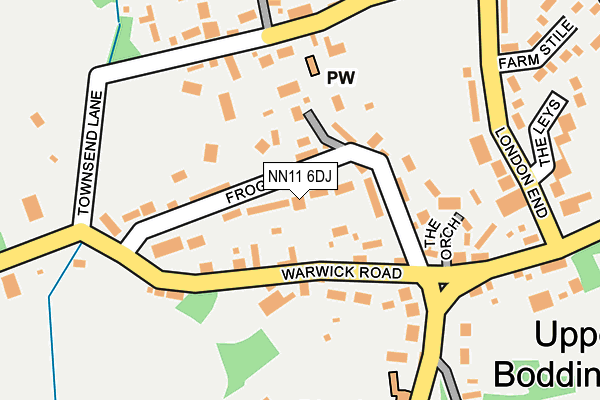 NN11 6DJ map - OS OpenMap – Local (Ordnance Survey)