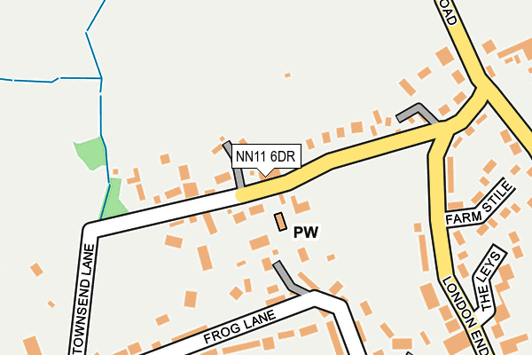 NN11 6DR map - OS OpenMap – Local (Ordnance Survey)