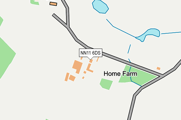 NN11 6DS map - OS OpenMap – Local (Ordnance Survey)