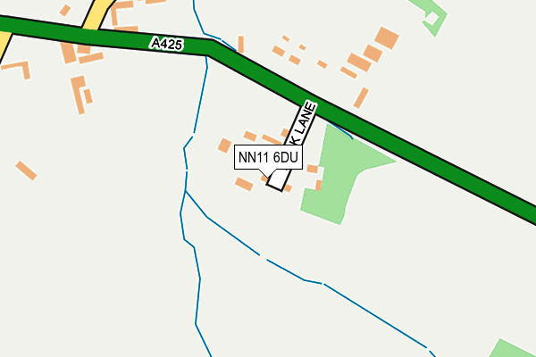 NN11 6DU map - OS OpenMap – Local (Ordnance Survey)