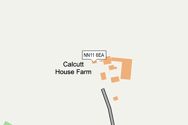 NN11 6EA map - OS OpenMap – Local (Ordnance Survey)
