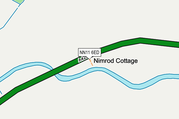 NN11 6ED map - OS OpenMap – Local (Ordnance Survey)