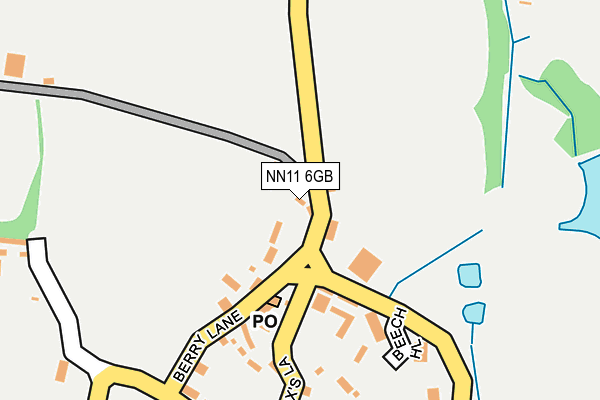 NN11 6GB map - OS OpenMap – Local (Ordnance Survey)