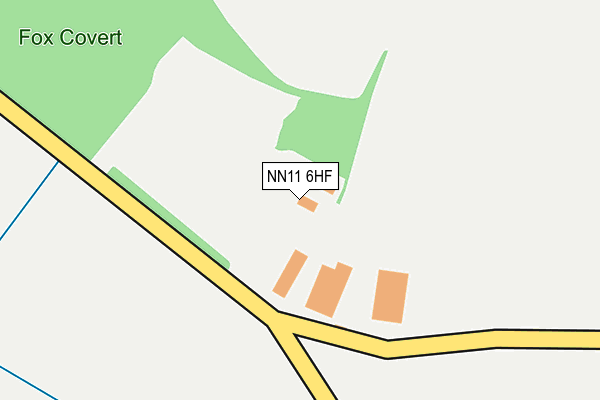 NN11 6HF map - OS OpenMap – Local (Ordnance Survey)