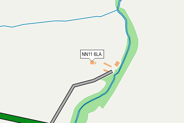 NN11 6LA map - OS OpenMap – Local (Ordnance Survey)