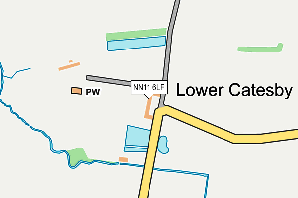 NN11 6LF map - OS OpenMap – Local (Ordnance Survey)