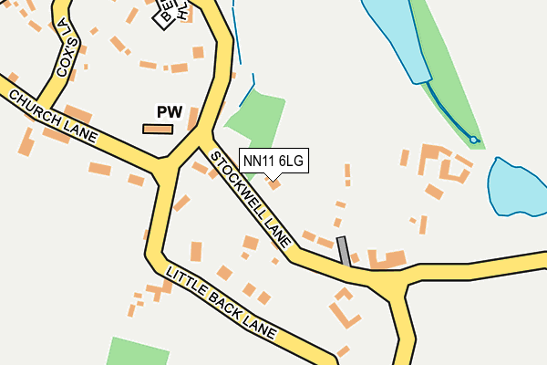 NN11 6LG map - OS OpenMap – Local (Ordnance Survey)