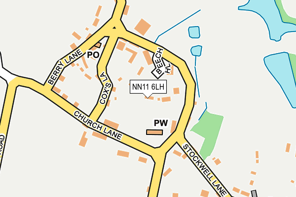 NN11 6LH map - OS OpenMap – Local (Ordnance Survey)