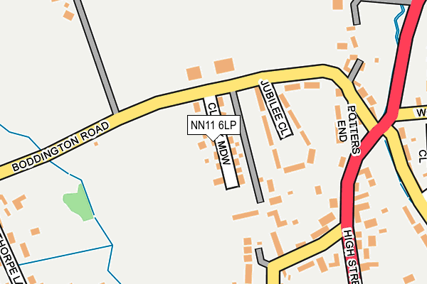 NN11 6LP map - OS OpenMap – Local (Ordnance Survey)