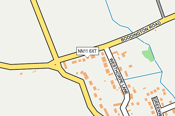 NN11 6XT map - OS OpenMap – Local (Ordnance Survey)