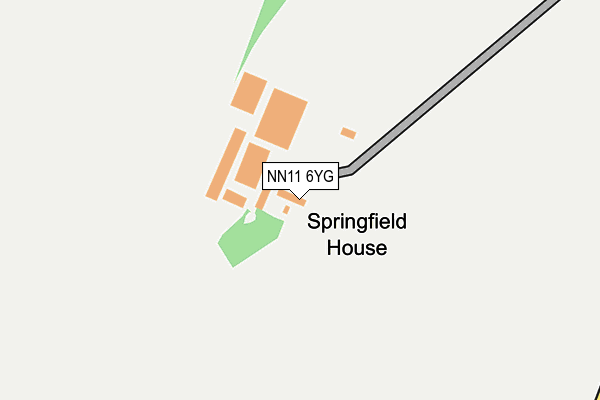 NN11 6YG map - OS OpenMap – Local (Ordnance Survey)