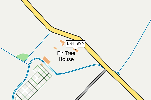 NN11 6YP map - OS OpenMap – Local (Ordnance Survey)