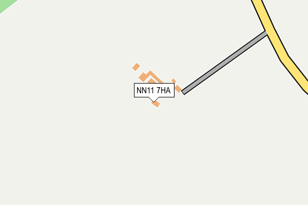 NN11 7HA map - OS OpenMap – Local (Ordnance Survey)