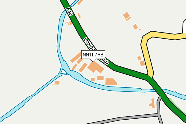 NN11 7HB map - OS OpenMap – Local (Ordnance Survey)