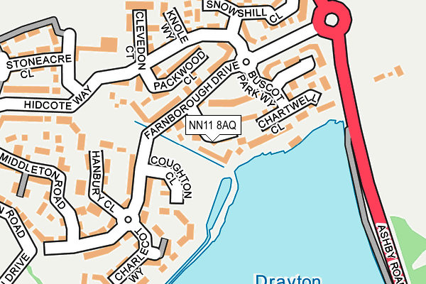 NN11 8AQ map - OS OpenMap – Local (Ordnance Survey)