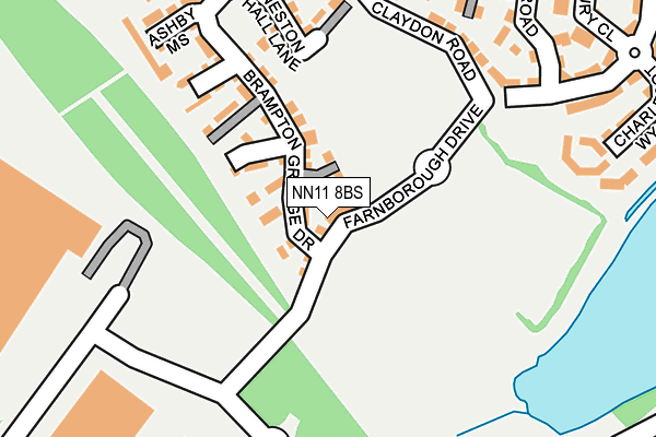 NN11 8BS map - OS OpenMap – Local (Ordnance Survey)