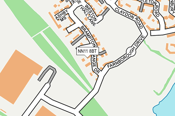 NN11 8BT map - OS OpenMap – Local (Ordnance Survey)