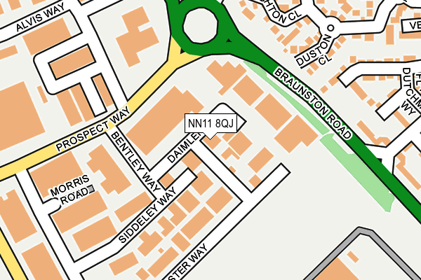 Map of SENSOTEMP LIMITED at local scale