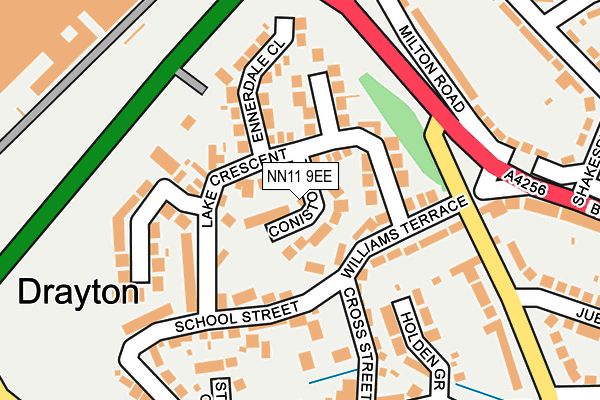 NN11 9EE map - OS OpenMap – Local (Ordnance Survey)
