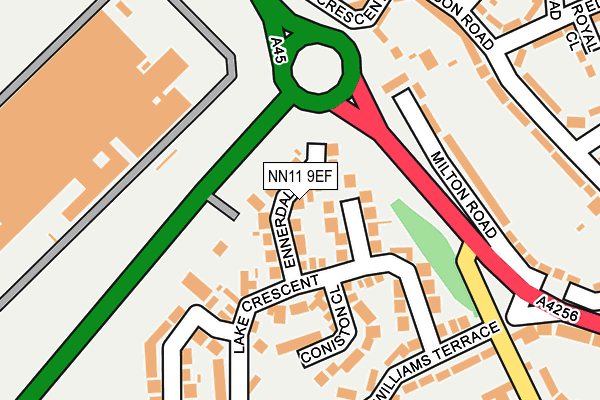 NN11 9EF map - OS OpenMap – Local (Ordnance Survey)