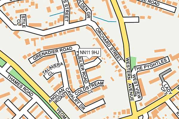 NN11 9HJ map - OS OpenMap – Local (Ordnance Survey)
