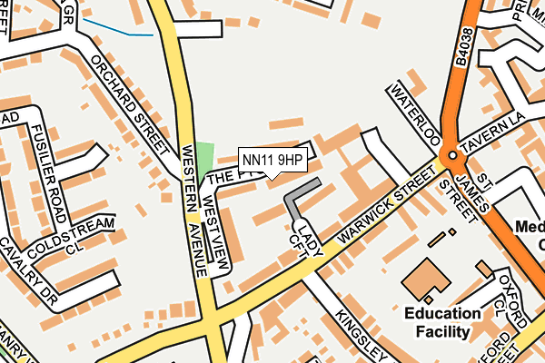 NN11 9HP map - OS OpenMap – Local (Ordnance Survey)