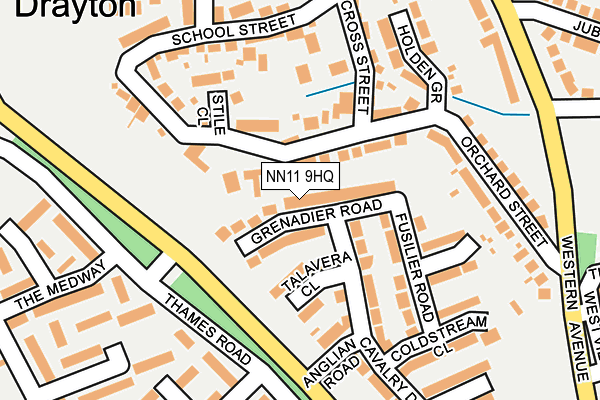 NN11 9HQ map - OS OpenMap – Local (Ordnance Survey)