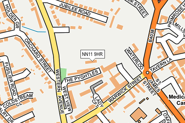 NN11 9HR map - OS OpenMap – Local (Ordnance Survey)