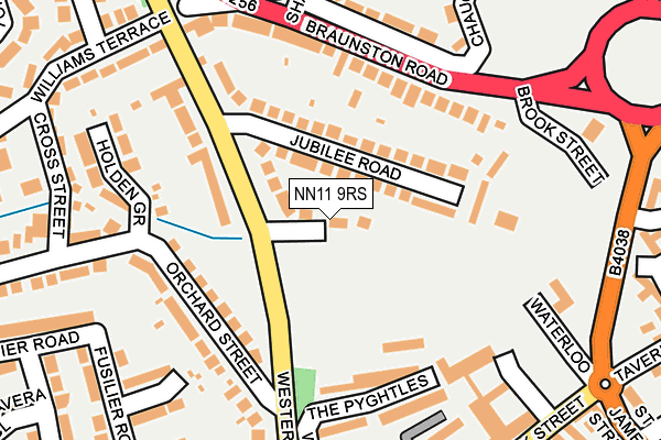 NN11 9RS map - OS OpenMap – Local (Ordnance Survey)