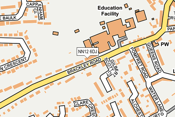 Map of LE BOIS LTD at local scale