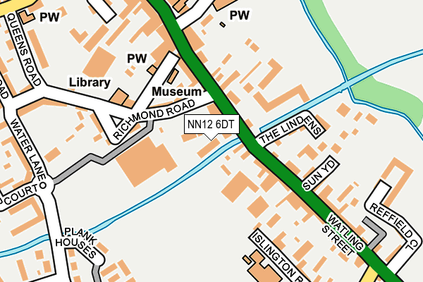 NN12 6DT map - OS OpenMap – Local (Ordnance Survey)