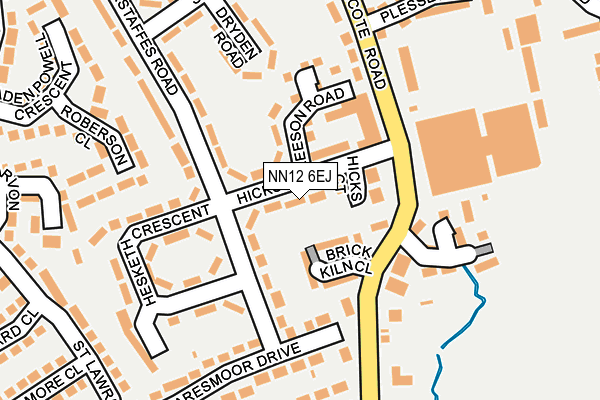 NN12 6EJ map - OS OpenMap – Local (Ordnance Survey)