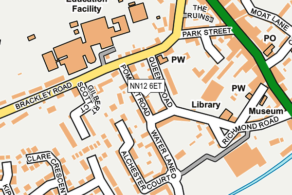 NN12 6ET map - OS OpenMap – Local (Ordnance Survey)