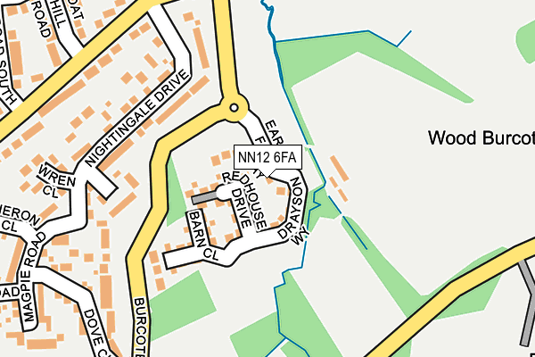 NN12 6FA map - OS OpenMap – Local (Ordnance Survey)