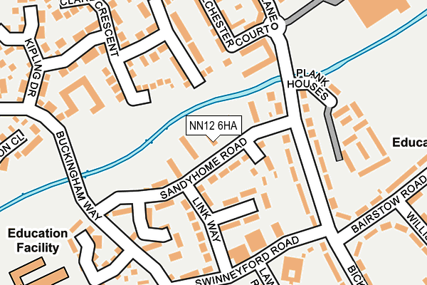 NN12 6HA map - OS OpenMap – Local (Ordnance Survey)