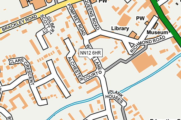 NN12 6HR map - OS OpenMap – Local (Ordnance Survey)