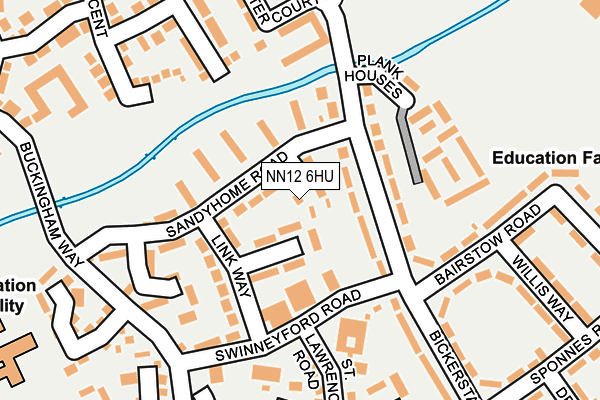 NN12 6HU map - OS OpenMap – Local (Ordnance Survey)