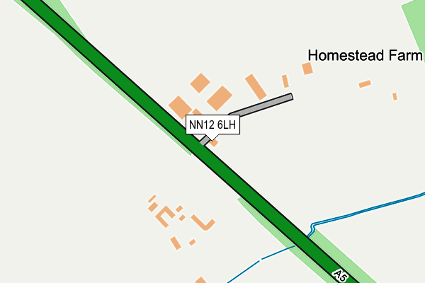 NN12 6LH map - OS OpenMap – Local (Ordnance Survey)