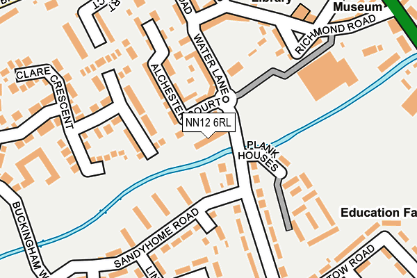 NN12 6RL map - OS OpenMap – Local (Ordnance Survey)