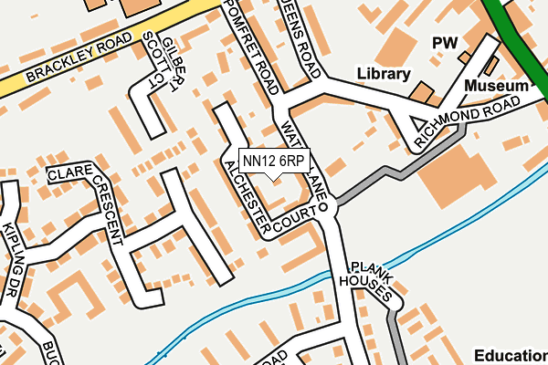 NN12 6RP map - OS OpenMap – Local (Ordnance Survey)