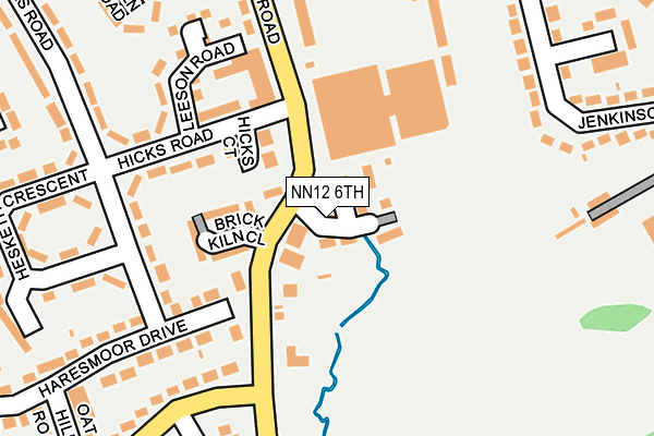 NN12 6TH map - OS OpenMap – Local (Ordnance Survey)