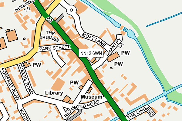 NN12 6WN map - OS OpenMap – Local (Ordnance Survey)
