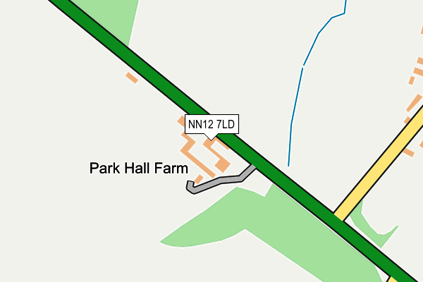 NN12 7LD map - OS OpenMap – Local (Ordnance Survey)