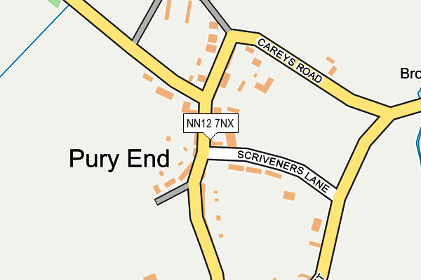 NN12 7NX map - OS OpenMap – Local (Ordnance Survey)